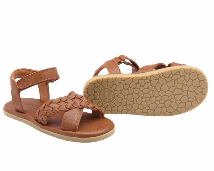 Donsje Amsterdam Sandals Girls Sprai Sandals Cognac Leather