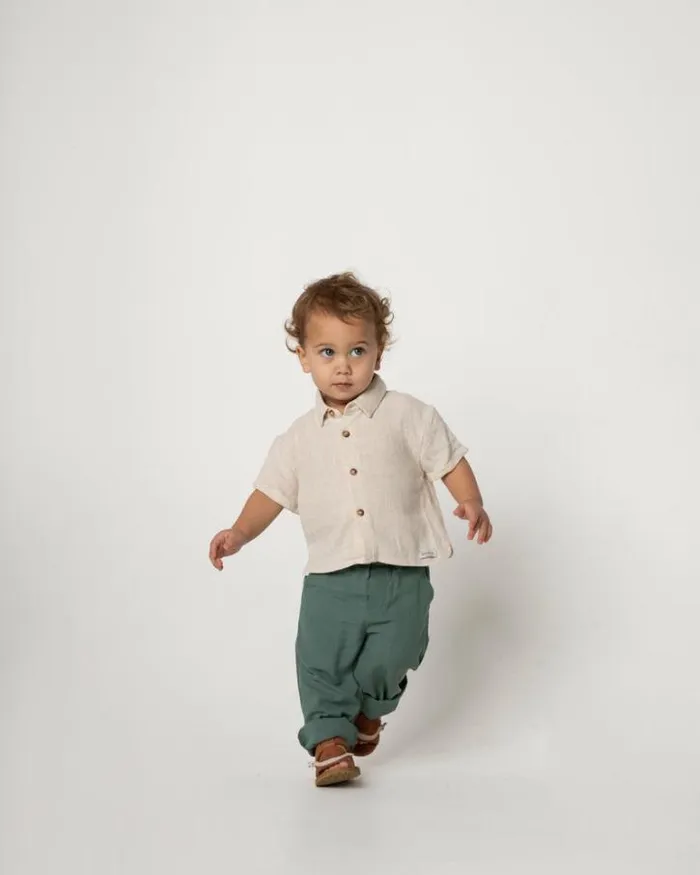 Donsje Amsterdam Shirts and Blouses Baby Lerie Shirt Warm White Melange
