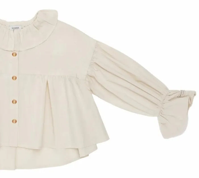 Donsje Amsterdam Shirts and Blouses Baby Rushi Blouse Soft Sand