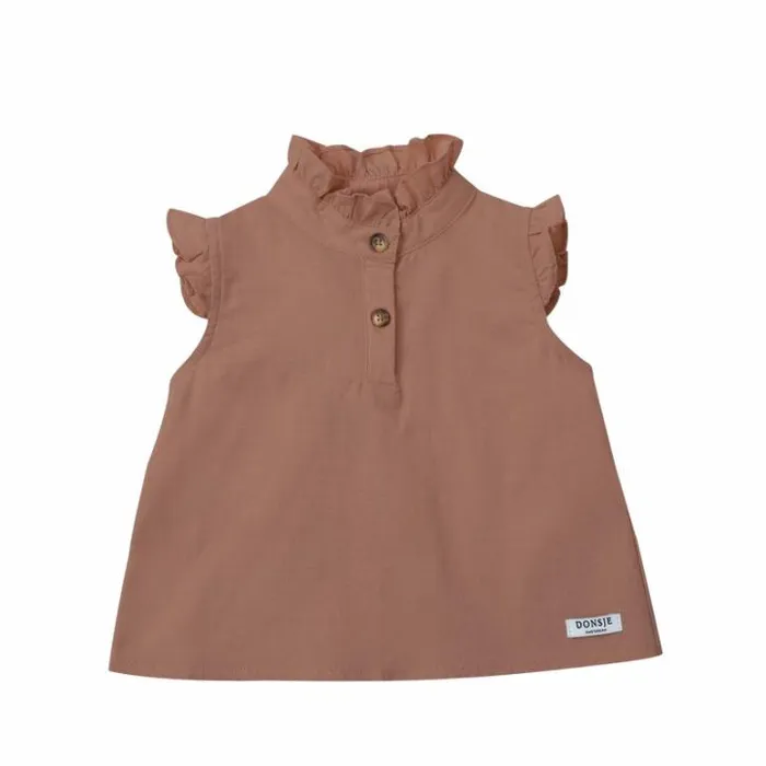 Donsje Amsterdam Shirts and Blouses Baby Teffi Blouse Autumn Clay