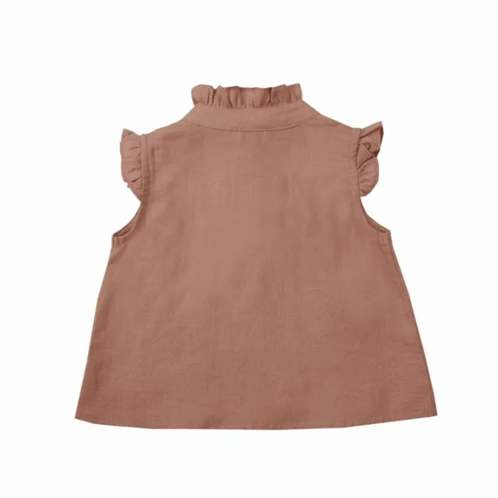 Donsje Amsterdam Shirts and Blouses Baby Teffi Blouse Autumn Clay