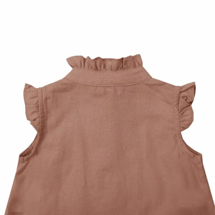 Donsje Amsterdam Shirts and Blouses Baby Teffi Blouse Autumn Clay