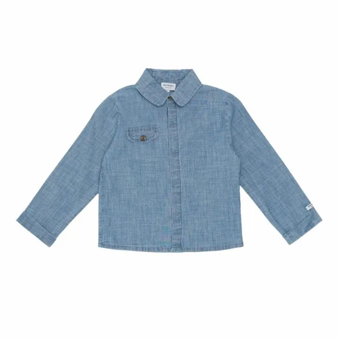 Donsje Amsterdam Shirts and Blouses Boys Palo Shirt Sky Blue