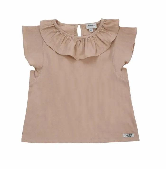 Donsje Amsterdam Shirts and Blouses Girls Dindi Blouse Almond