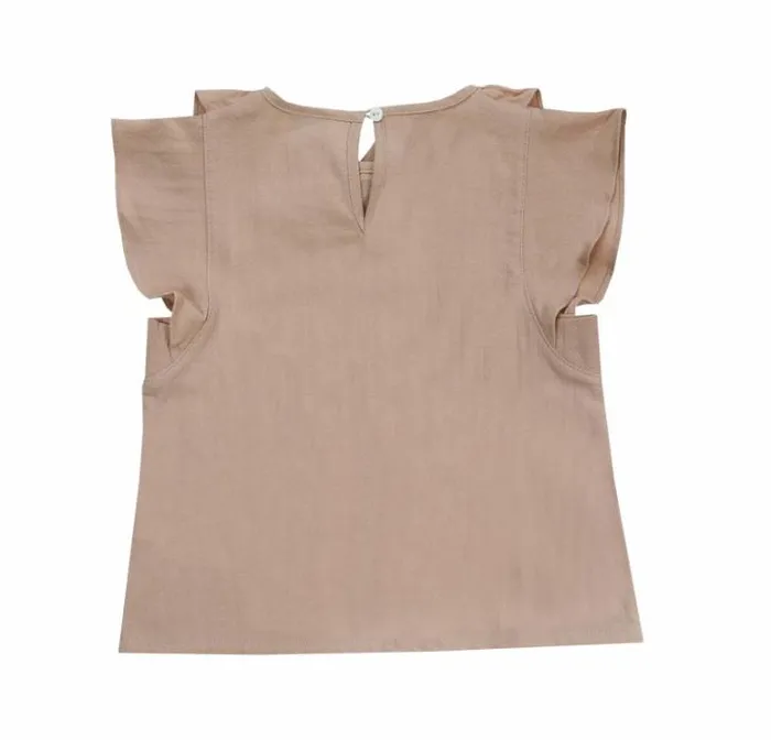 Donsje Amsterdam Shirts and Blouses Girls Dindi Blouse Almond