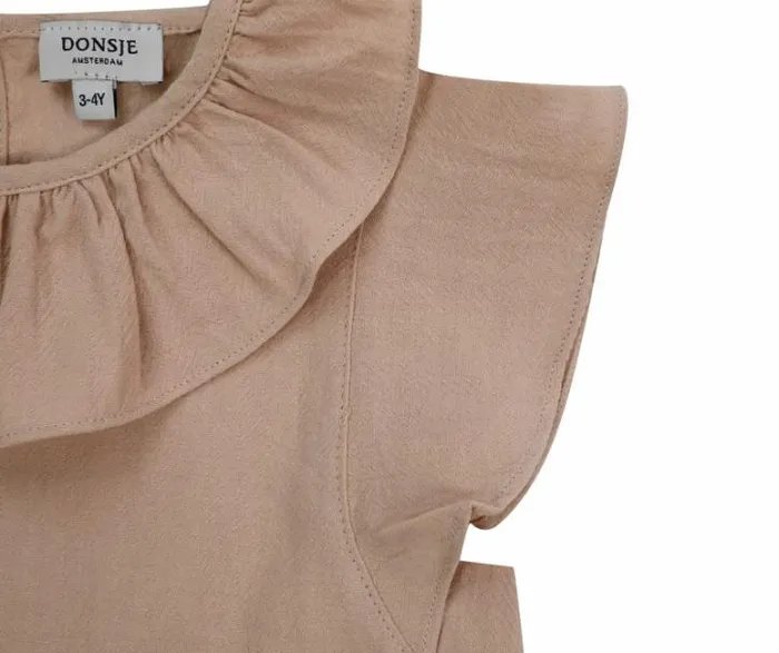 Donsje Amsterdam Shirts and Blouses Girls Dindi Blouse Almond