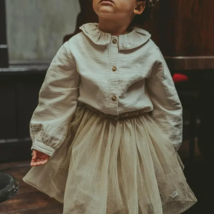 Donsje Amsterdam Shirts and Blouses Girls Evy Blouse Soft Powder