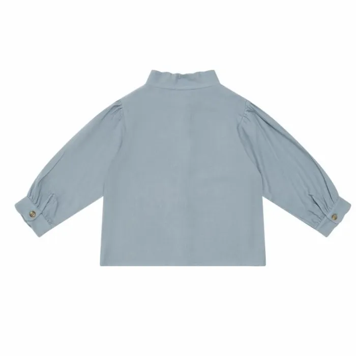 Donsje Amsterdam Shirts and Blouses Girls Flo Blouse Foggy Blue