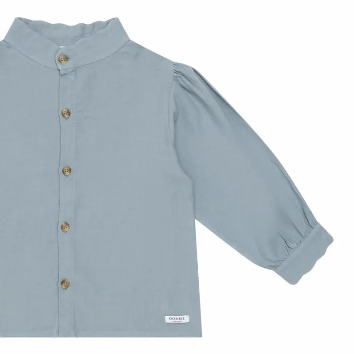 Donsje Amsterdam Shirts and Blouses Girls Flo Blouse Foggy Blue