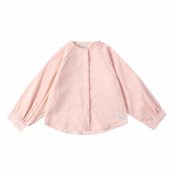 Donsje Amsterdam Shirts and Blouses Girls Lily Blouse Cloudy Rose Melange