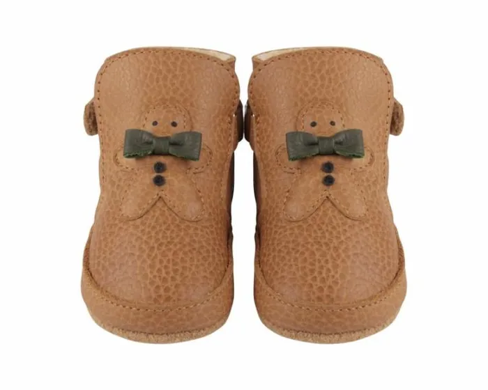 Donsje Amsterdam Shoes Baby Aggas Booties Toast Grain Leather