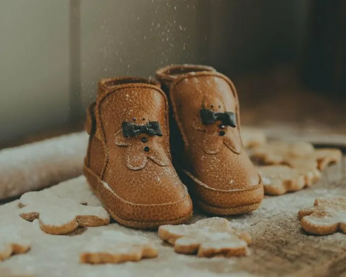 Donsje Amsterdam Shoes Baby Aggas Booties Toast Grain Leather