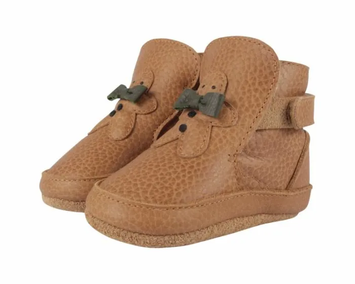 Donsje Amsterdam Shoes Baby Aggas Booties Toast Grain Leather