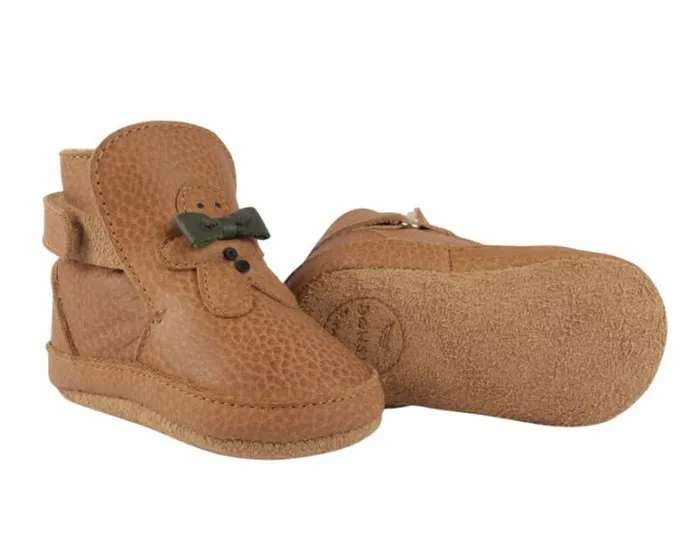 Donsje Amsterdam Shoes Baby Aggas Booties Toast Grain Leather