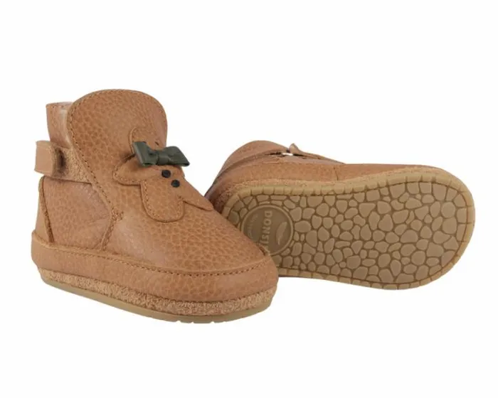 Donsje Amsterdam Shoes Baby Aggas Booties Toast Grain Leather