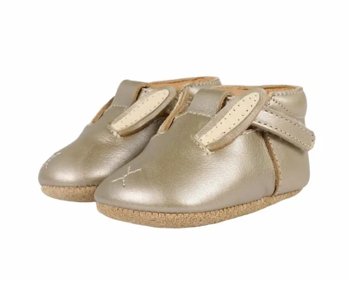 Donsje Amsterdam Shoes Baby Blinc Shoes Champagne Metallic Leather