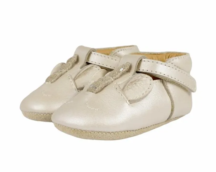 Donsje Amsterdam Shoes Baby Blinc Shoes Off White Metallic Leather