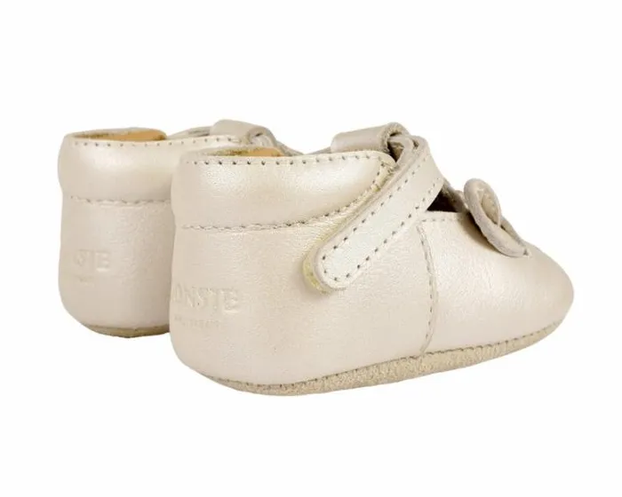 Donsje Amsterdam Shoes Baby Blinc Shoes Off White Metallic Leather