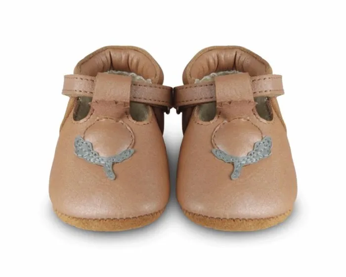 Donsje Amsterdam Shoes Baby Carlie Caramel Metallic Nubuck