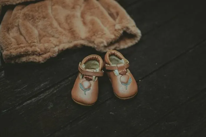 Donsje Amsterdam Shoes Baby Carlie Caramel Metallic Nubuck