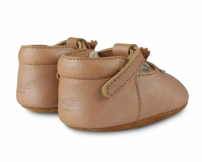 Donsje Amsterdam Shoes Baby Carlie Caramel Metallic Nubuck
