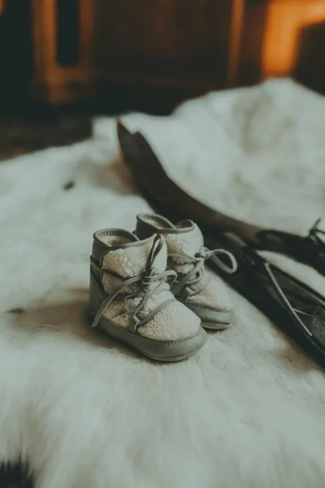 Donsje Amsterdam Shoes Baby Cassi Booties Light Stone Leather