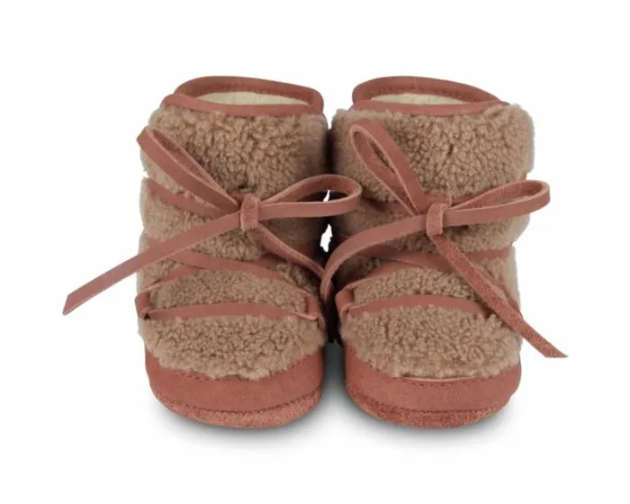 Donsje Amsterdam Shoes Baby Cassi Booties Walnut Nubuck