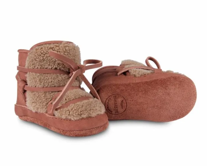 Donsje Amsterdam Shoes Baby Cassi Booties Walnut Nubuck