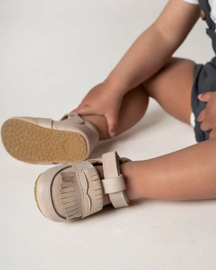 Donsje Amsterdam Shoes Baby Gaston Shoes Ivory Classic Leather