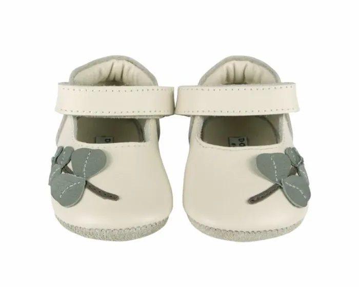 Donsje Amsterdam Shoes Baby Isel Ballerinas Cream Leather