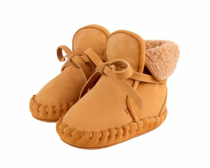 Donsje Amsterdam Shoes Baby Jaya Caramel Nubuck