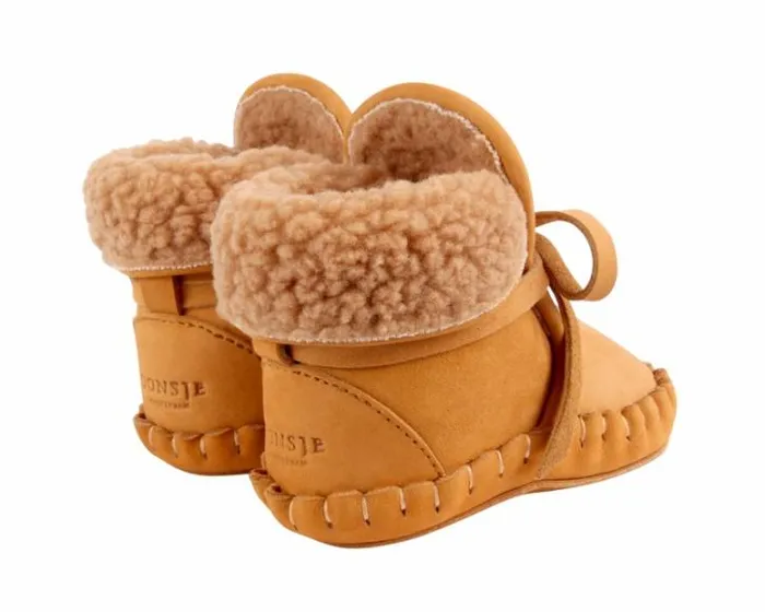 Donsje Amsterdam Shoes Baby Jaya Caramel Nubuck