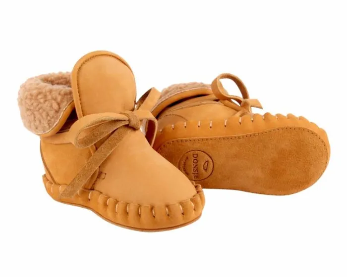 Donsje Amsterdam Shoes Baby Jaya Caramel Nubuck