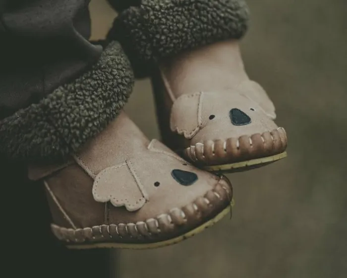 Donsje Amsterdam Shoes Baby Kapi Classic Booties Truffle Nubuck