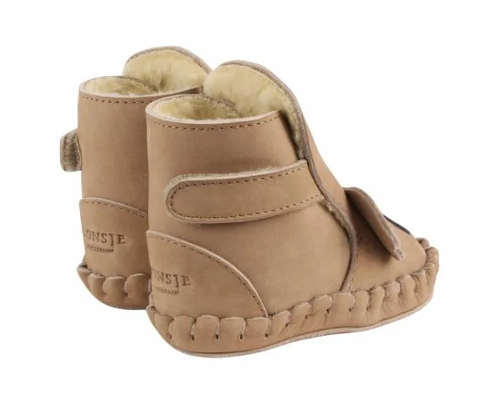 Donsje Amsterdam Shoes Baby Kapi Classic Booties Truffle Nubuck