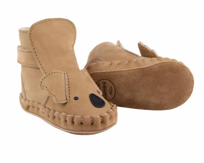 Donsje Amsterdam Shoes Baby Kapi Classic Booties Truffle Nubuck