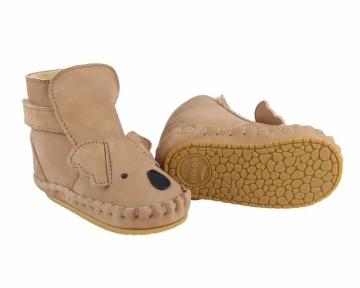 Donsje Amsterdam Shoes Baby Kapi Classic Booties Truffle Nubuck