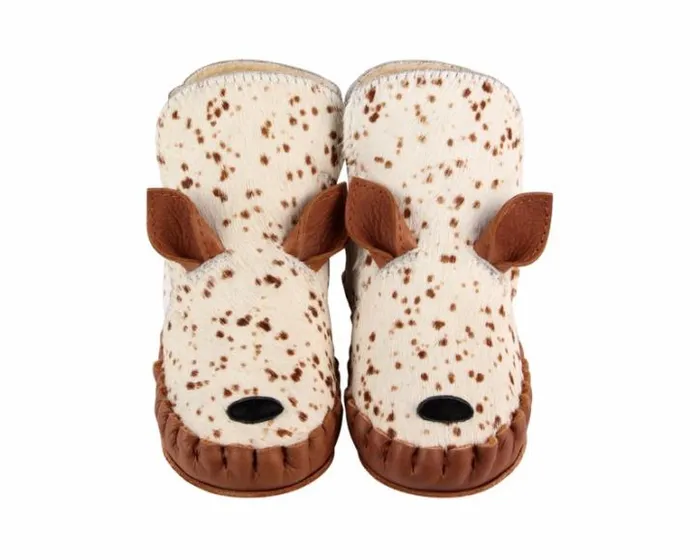 Donsje Amsterdam Shoes Baby Kapi Exclusive Bambi Spotted Cow Hair