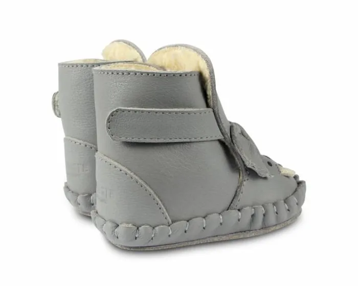 Donsje Amsterdam Shoes Baby Kapi Special Elephant Grey Leather