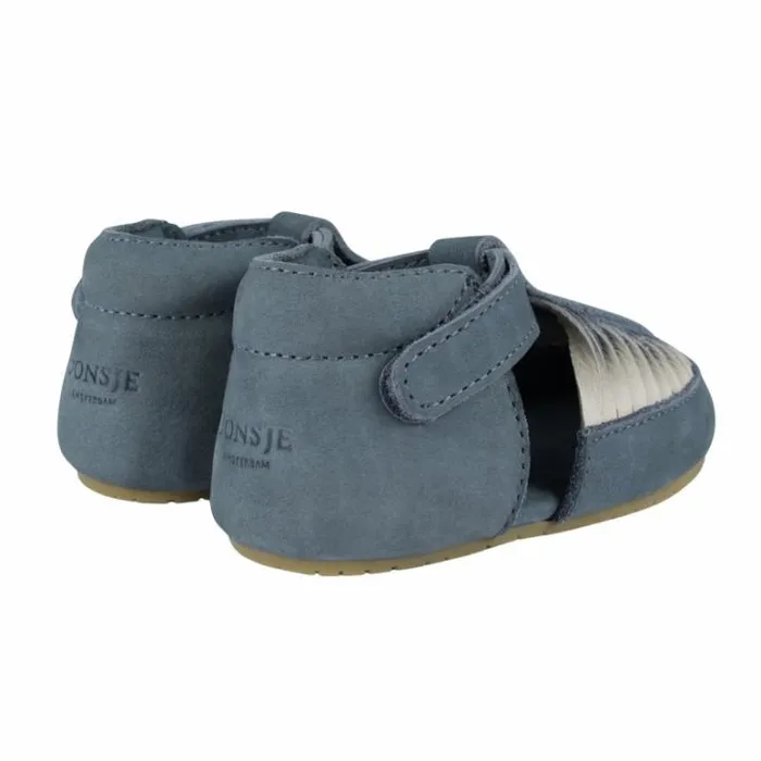 Donsje Amsterdam Shoes Baby Lance Shoes Petrol Nubuck