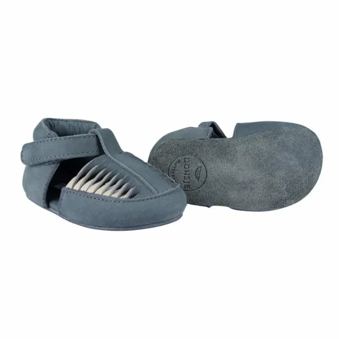 Donsje Amsterdam Shoes Baby Lance Shoes Petrol Nubuck