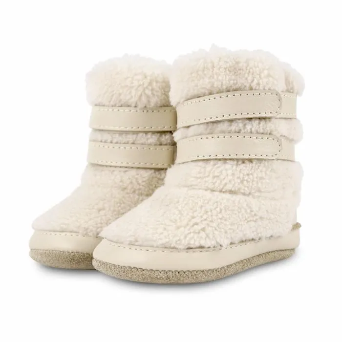 Donsje Amsterdam Shoes Baby Larisso Booties Cream Leather