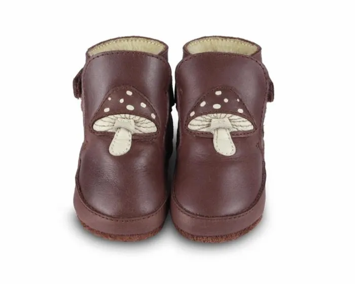Donsje Amsterdam Shoes Baby Mush Burgundy Classic Leather