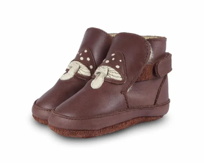 Donsje Amsterdam Shoes Baby Mush Burgundy Classic Leather