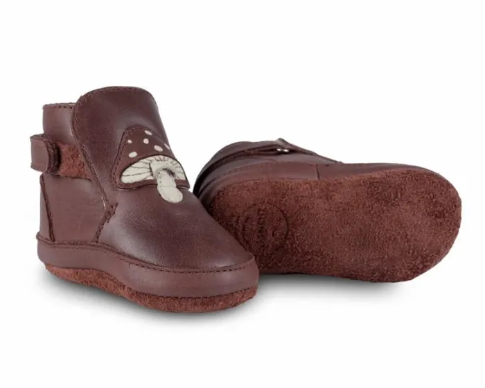 Donsje Amsterdam Shoes Baby Mush Burgundy Classic Leather