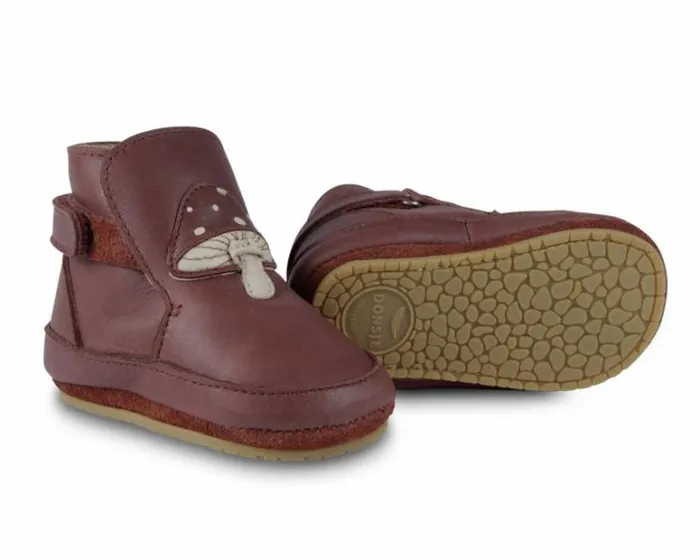 Donsje Amsterdam Shoes Baby Mush Burgundy Classic Leather