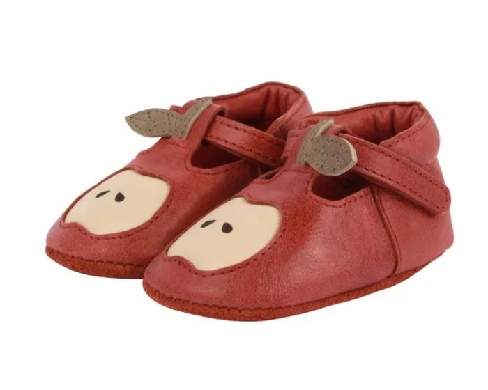 Donsje Amsterdam Shoes Baby Nanoe Shoes Scarlet Classic Leather