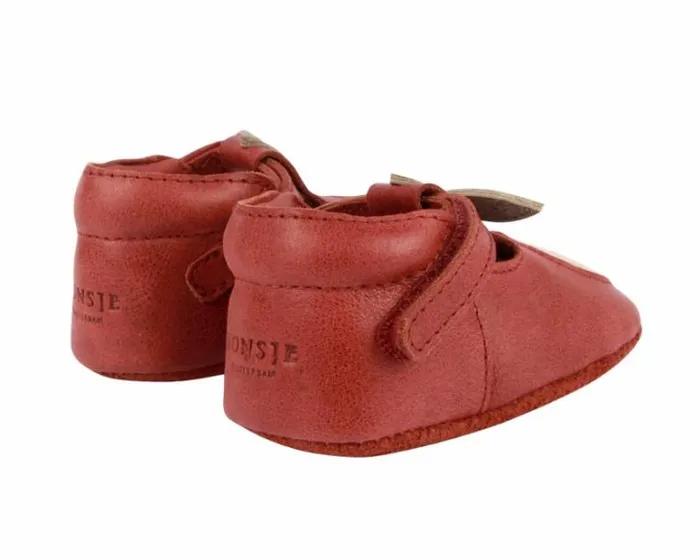 Donsje Amsterdam Shoes Baby Nanoe Shoes Scarlet Classic Leather