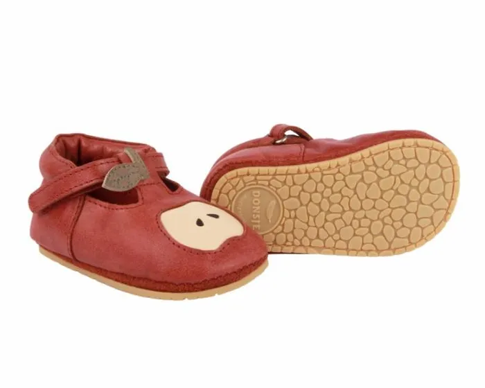 Donsje Amsterdam Shoes Baby Nanoe Shoes Scarlet Classic Leather