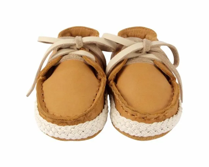 Donsje Amsterdam Shoes Baby Noud Camel Classic Leather